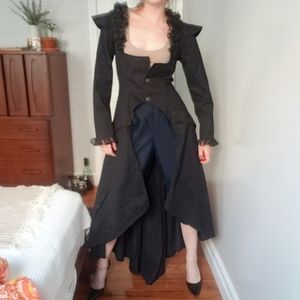 Steampunk goth trenchcoat